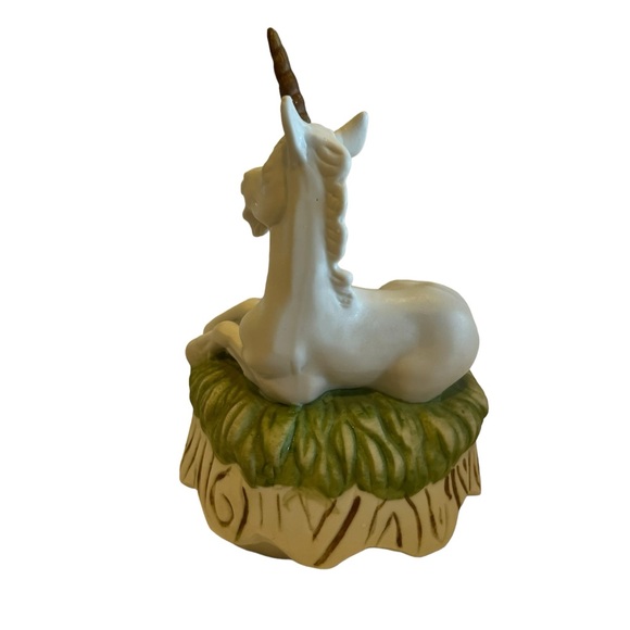 Music Box Porcelain Unicorn|Mystical Animal Vintage - Picture 3 of 7